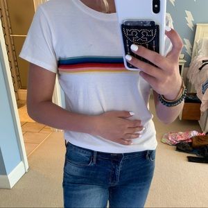 Brandy Melville rainbow tee